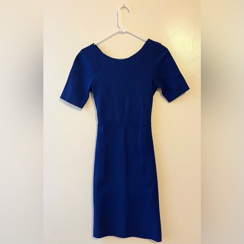 Armani Exchange Blue Dress XS Straps Bodycon